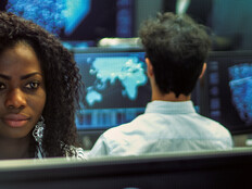 Person working in an office