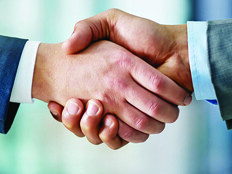 shaking hands