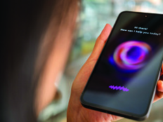 Person using AI chatbot