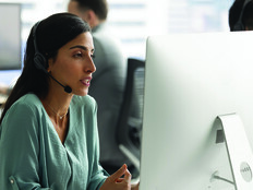 Person in contact center