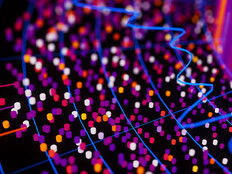 Closeup of big data complex