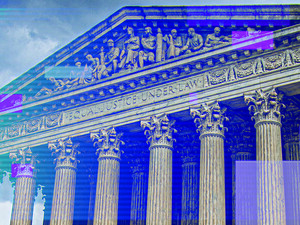 Pixelated Supreme Court Building