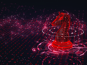 Cyber security virtual chess piece