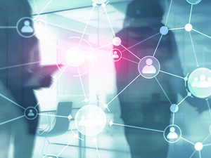 People network connection concept