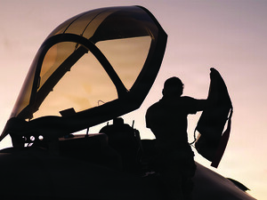 An F-35 fighter jet used in Operation Absolute Resolve