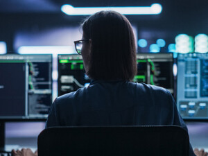 Person using computer