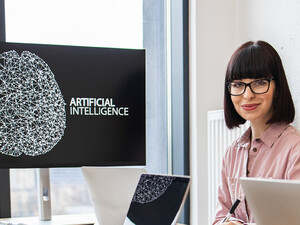 People working in the office