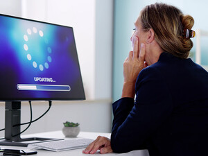 Person using computer