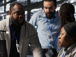 People collaborating at work