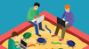 IT sandbox illustration 