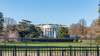 White House behind fences