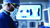 Doctor monitoring his patient