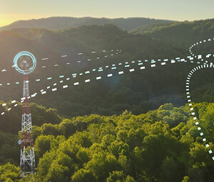 Three telecommunication towers