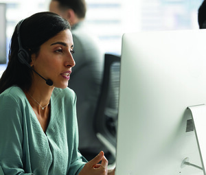 Person in contact center