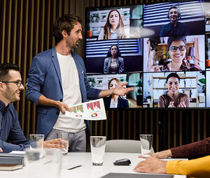 Team hybrid meeting